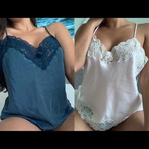 Christian Dior set of 2 camisoles